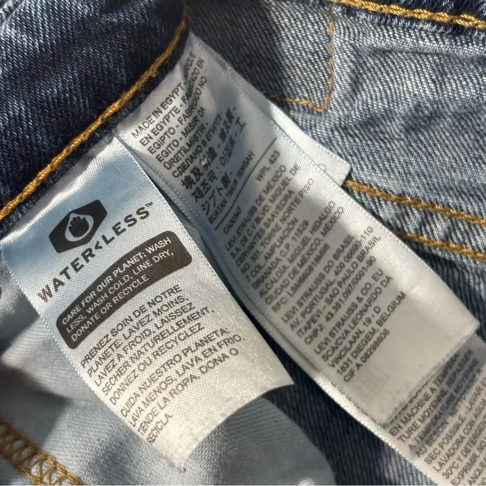 Levi's Jeans Mens 34x32 Blue 527 Bootcut Denim Classic Workwear